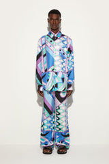 PUCCI Vivara-Print Silk-Twill Shirt | Men Ready To Wear