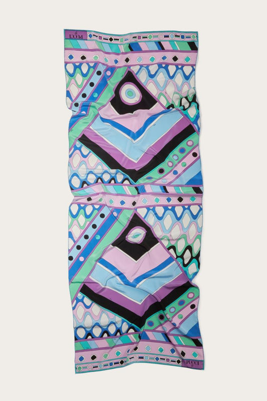 PUCCI Vivara-Print Silk-Twill Stole | Women Silks