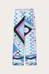 PUCCI Vivara-Print Silk-Twill Trousers | Women Pants And Shorts