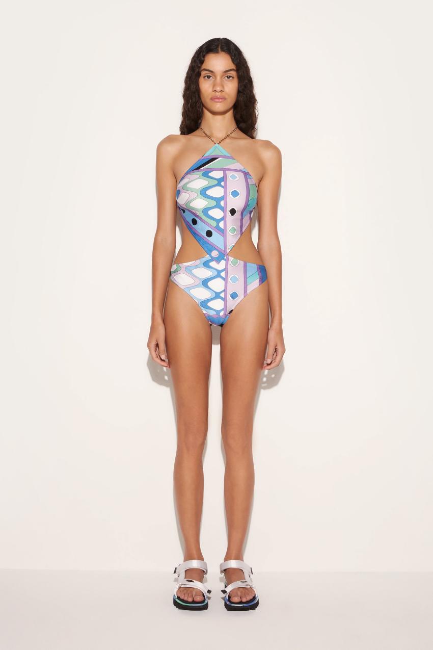PUCCI Vivara-Print Swimsuit | Women Swimsuits