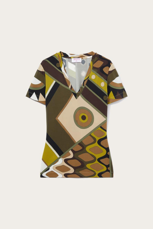 PUCCI Vivara-Print T-Shirt | Women T-Shirts And Sweatshirts
