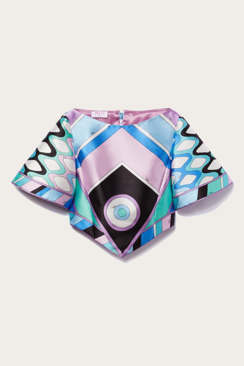 PUCCI Vivara-Print Top | Women Tops And Shirts