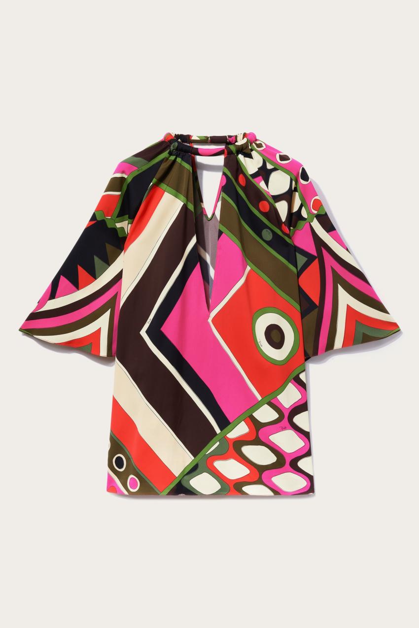 PUCCI Vivara-Print Top | Women Tops And Shirts