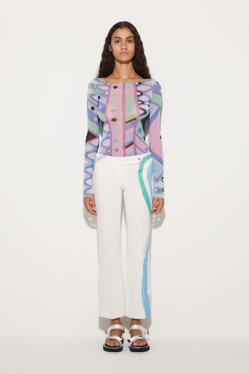 PUCCI Vivara-Print Top | Women Tops And Shirts