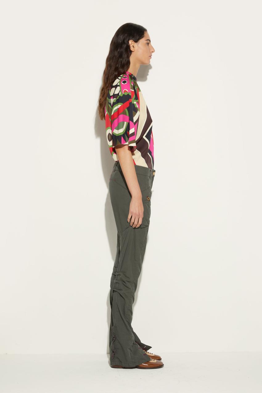 PUCCI Vivara-Print Top | Women Tops And Shirts