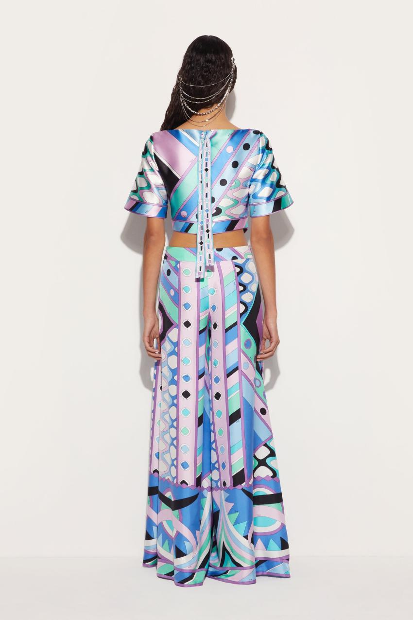 PUCCI Vivara-Print Top | Women Tops And Shirts