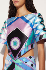 PUCCI Vivara-Print Top | Women Tops And Shirts