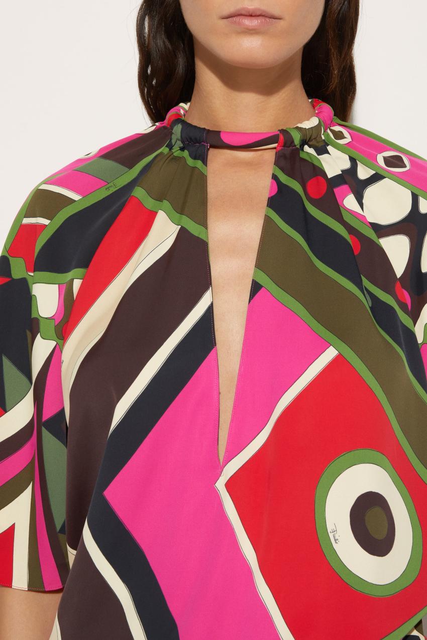 PUCCI Vivara-Print Top | Women Tops And Shirts