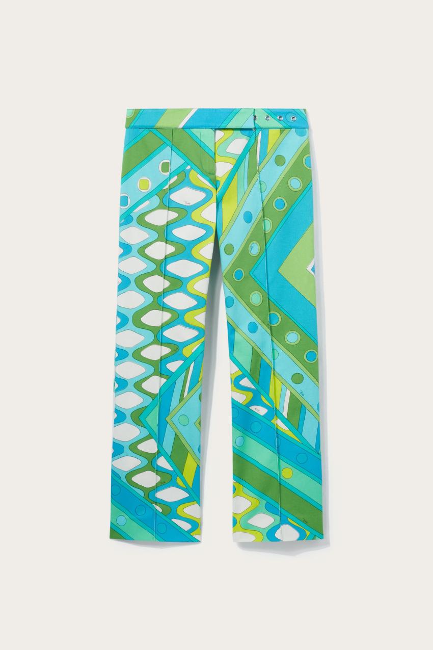 PUCCI Vivara-Print Trousers | Women Pants And Shorts