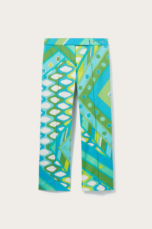 PUCCI Vivara-Print Trousers | Women Pants And Shorts