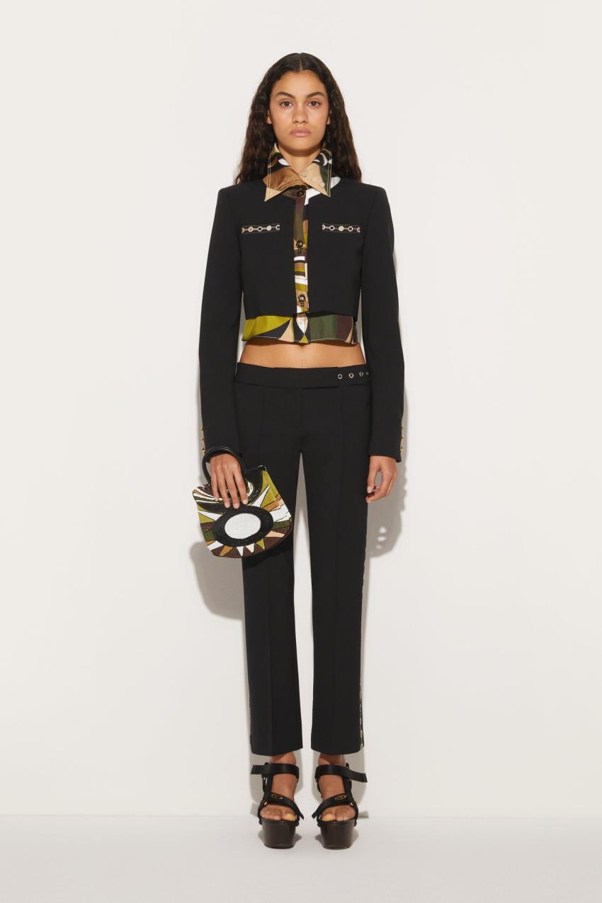 PUCCI Vivara-Print Trousers | Women Pants And Shorts