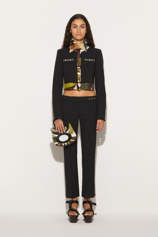 PUCCI Vivara-Print Trousers | Women Pants And Shorts