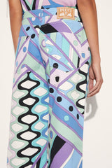 PUCCI Vivara-Print Wide-Leg Trousers | Women Pants And Shorts