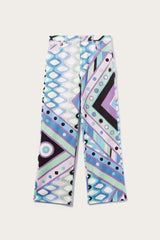 PUCCI Vivara-Print Wide-Leg Trousers | Women Pants And Shorts