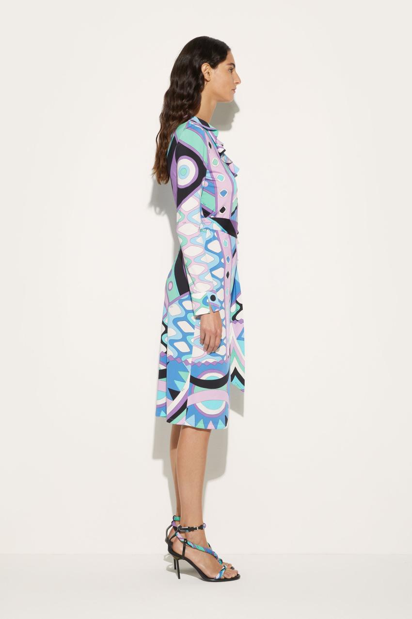 PUCCI Vivara-Print Wrap Dress | Women Dresses